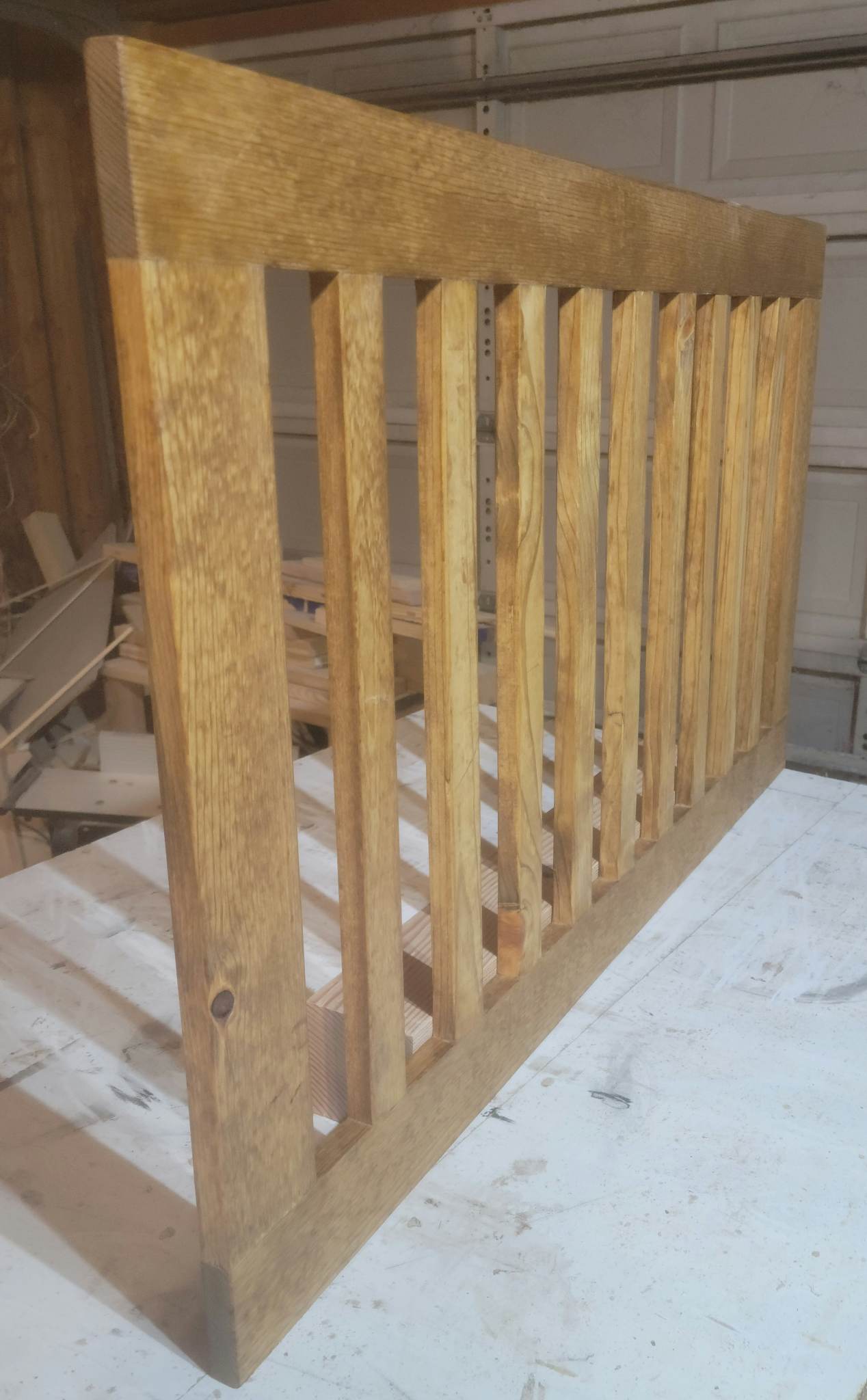 Wooden Baby Gate Or Pet Gate Custom Made With Reclaimed Wood.