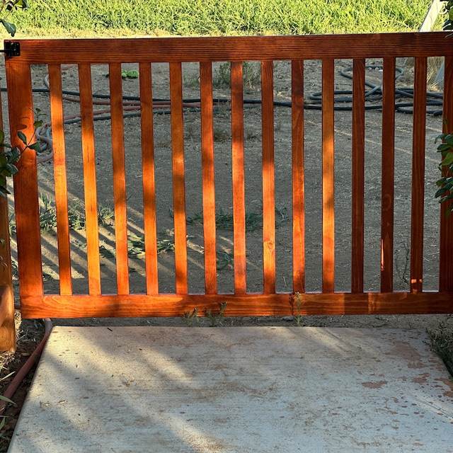 Wooden Baby Gate Or Pet Gate Custom Made With Reclaimed Wood.